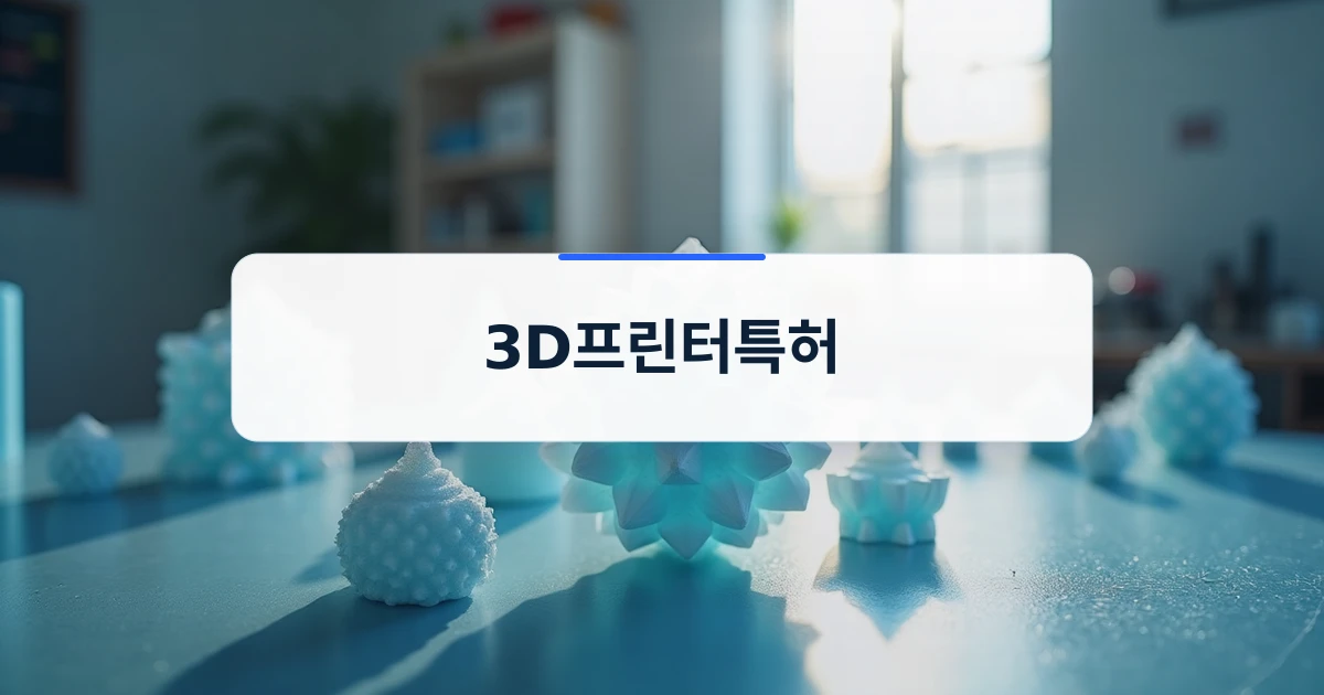 현대적인 작업실에서 정교하게 출력된 3D프린팅 조형물