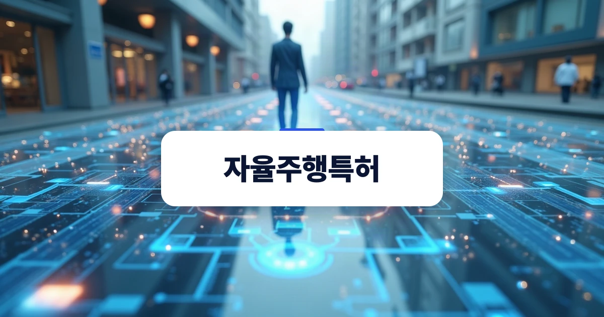 자율주행특허 획득을 위해 모듈별로 분리하는 기술 개념도