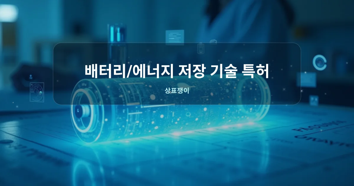 배터리 기술 혁신과 특허 문서