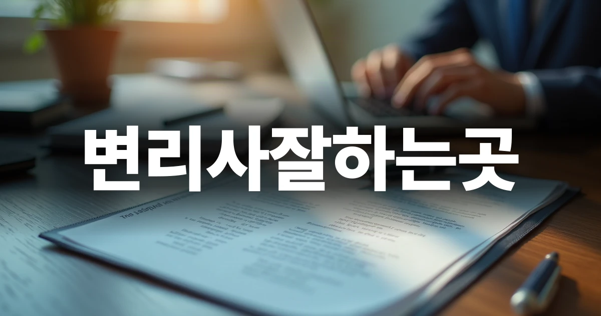 전문적인 상담 준비가 된 깨끗한 사무실 책상