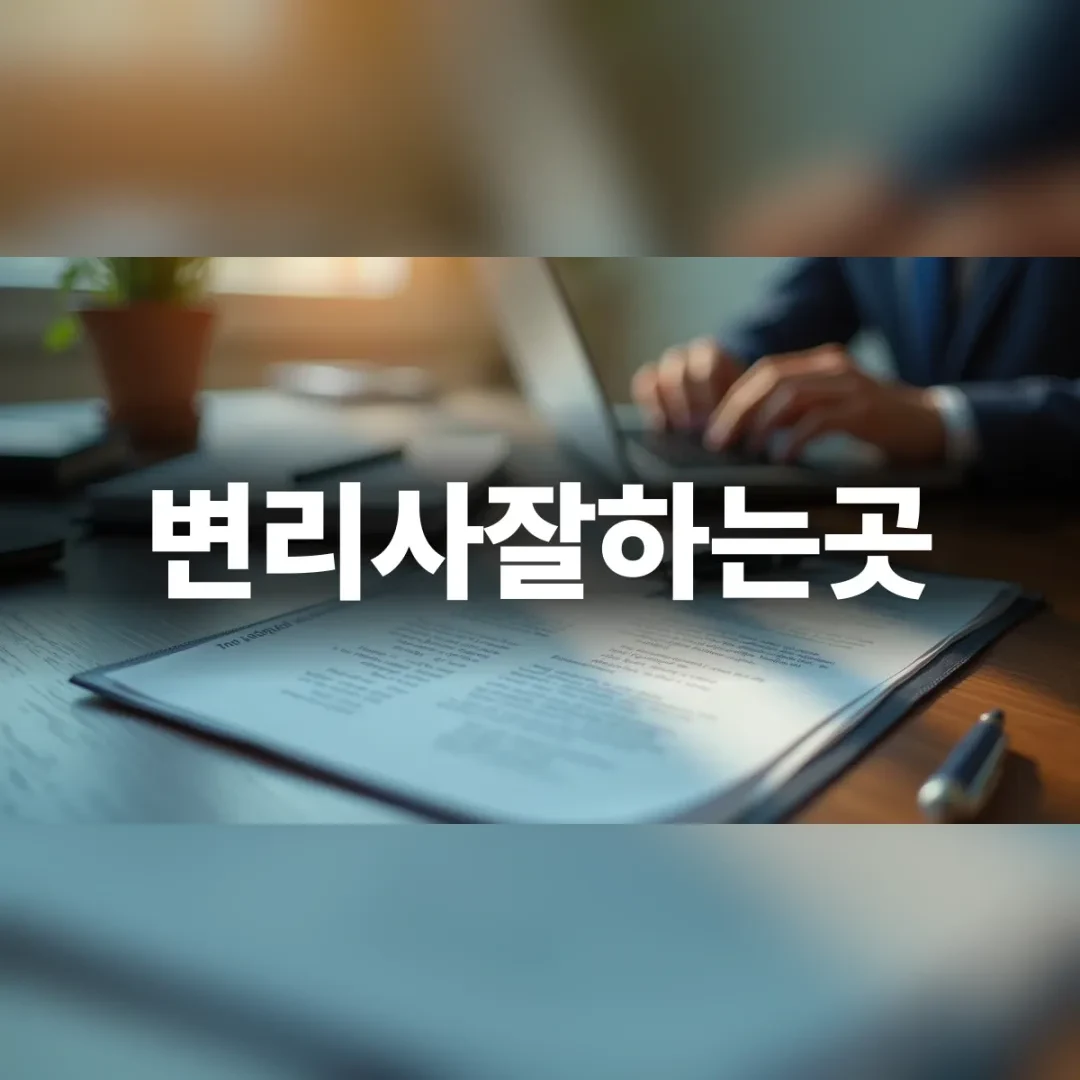전문적인 상담 준비가 된 깨끗한 사무실 책상