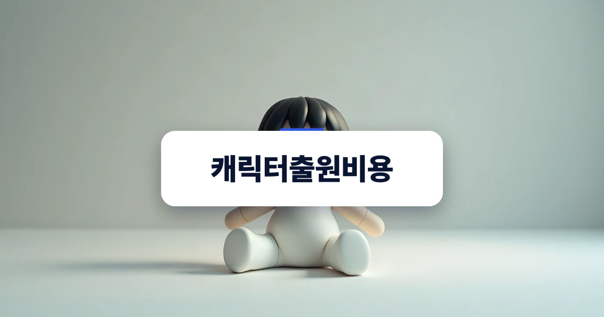 성공적인 캐릭터 비즈니스의 시작을 보여주는 독창적인 캐릭터 피규어 이미지