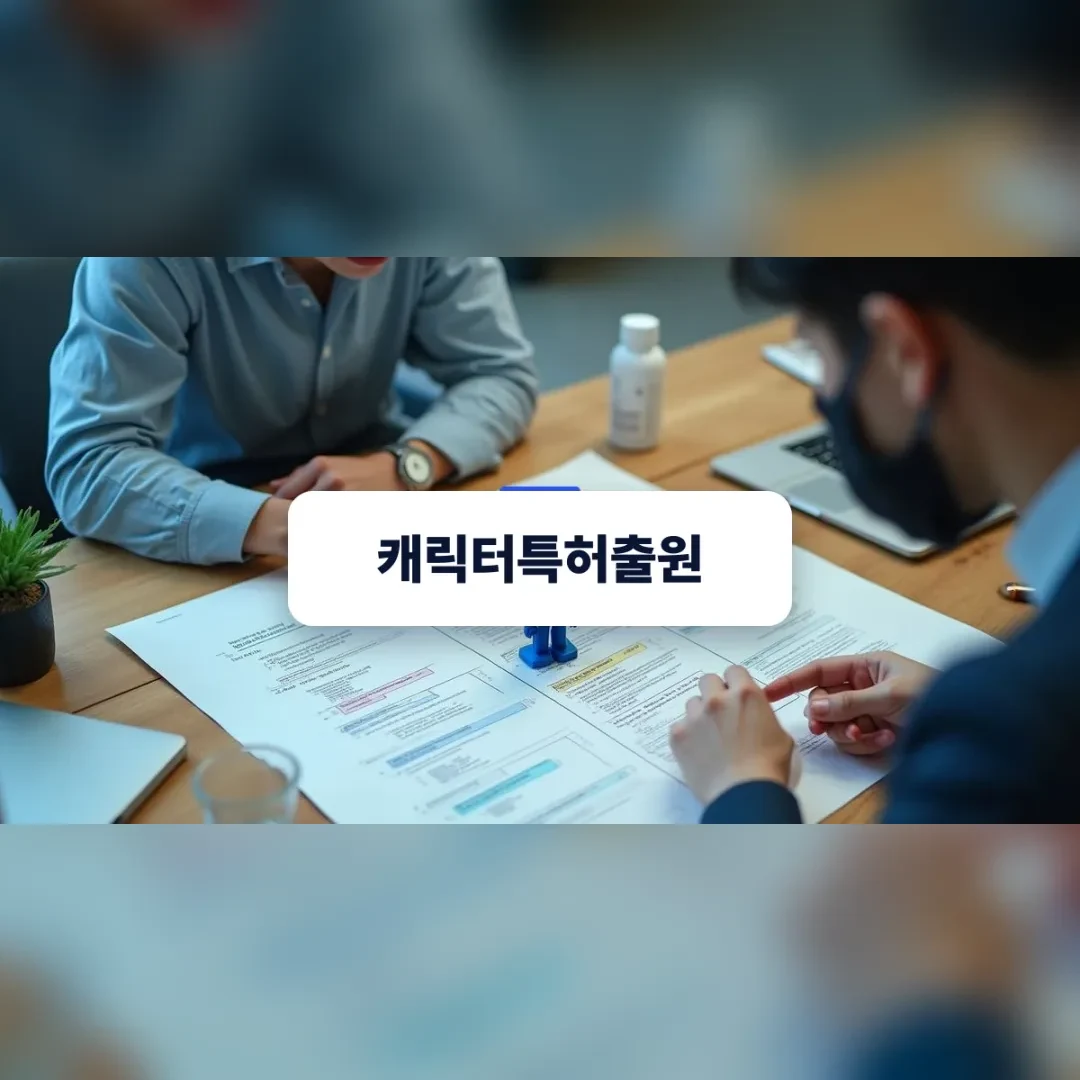 캐릭터 지식재산권 확보 전략을 수립하는 모습