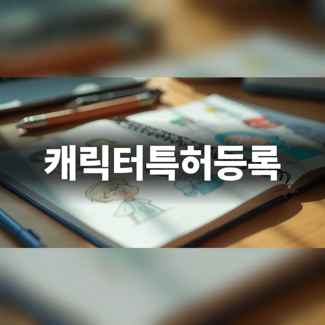 캐릭터 디자인 스케치가 담긴 작업 노트