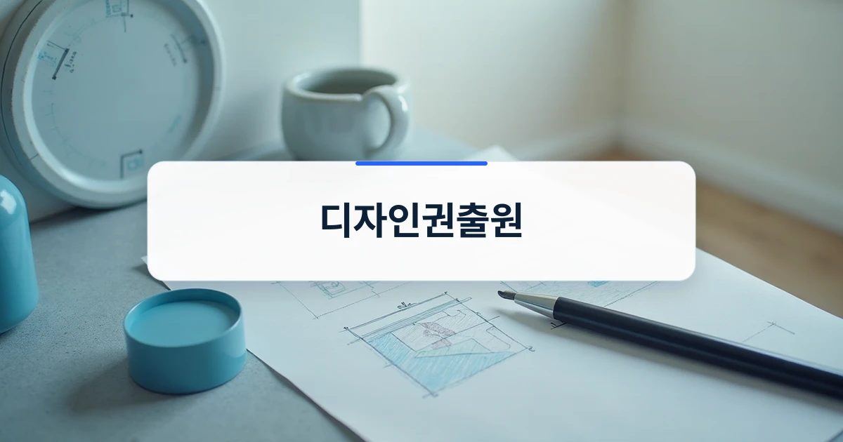 디자인권출원 개념과 절차를 다루는 칼럼 표지 이미지