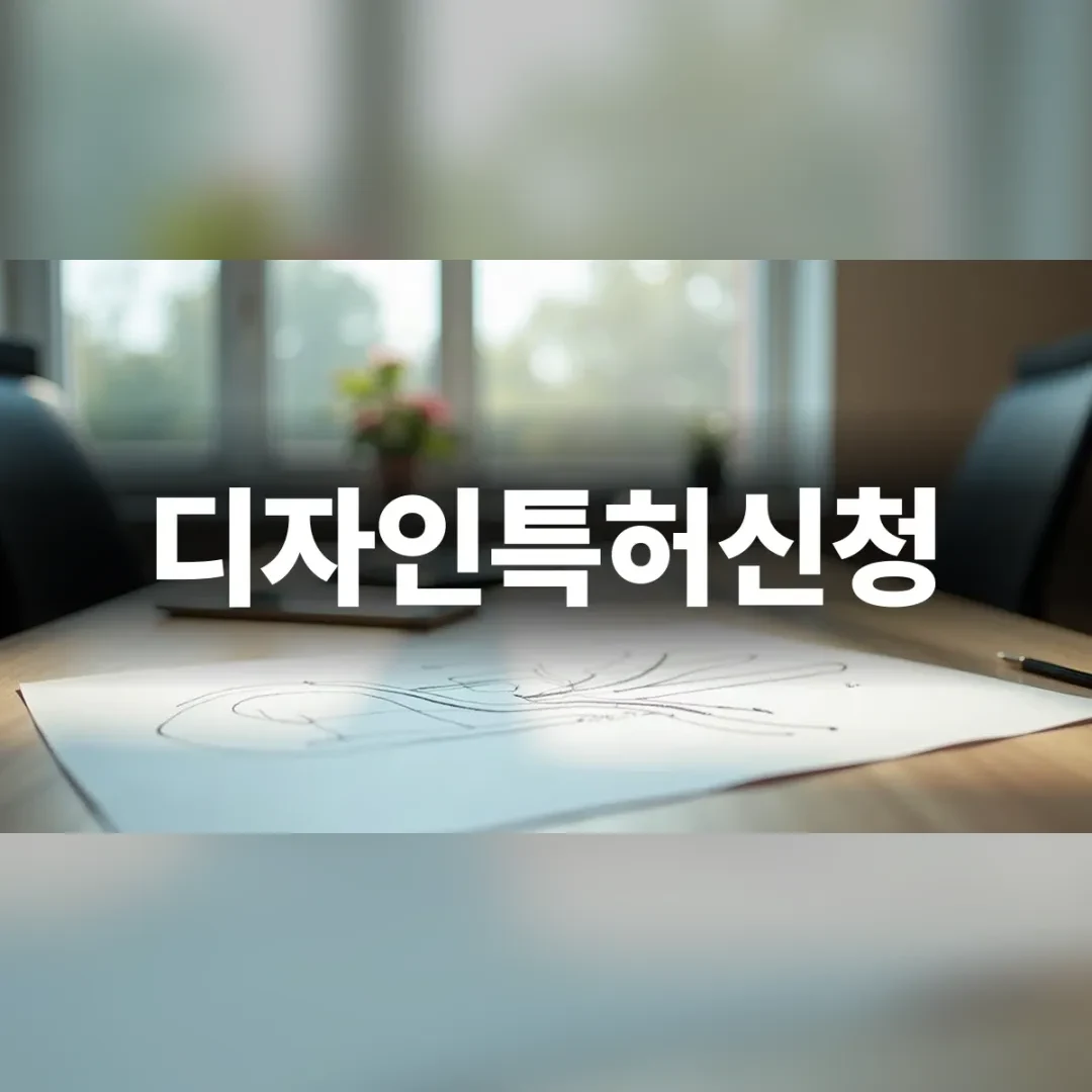 제품 디자인 스케치와 도면 작업이 이루어지는 깔끔한 책상