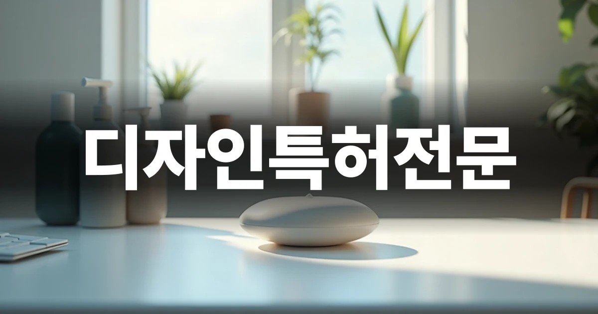 미니멀한 디자인 작업실에 놓인 시제품 모형