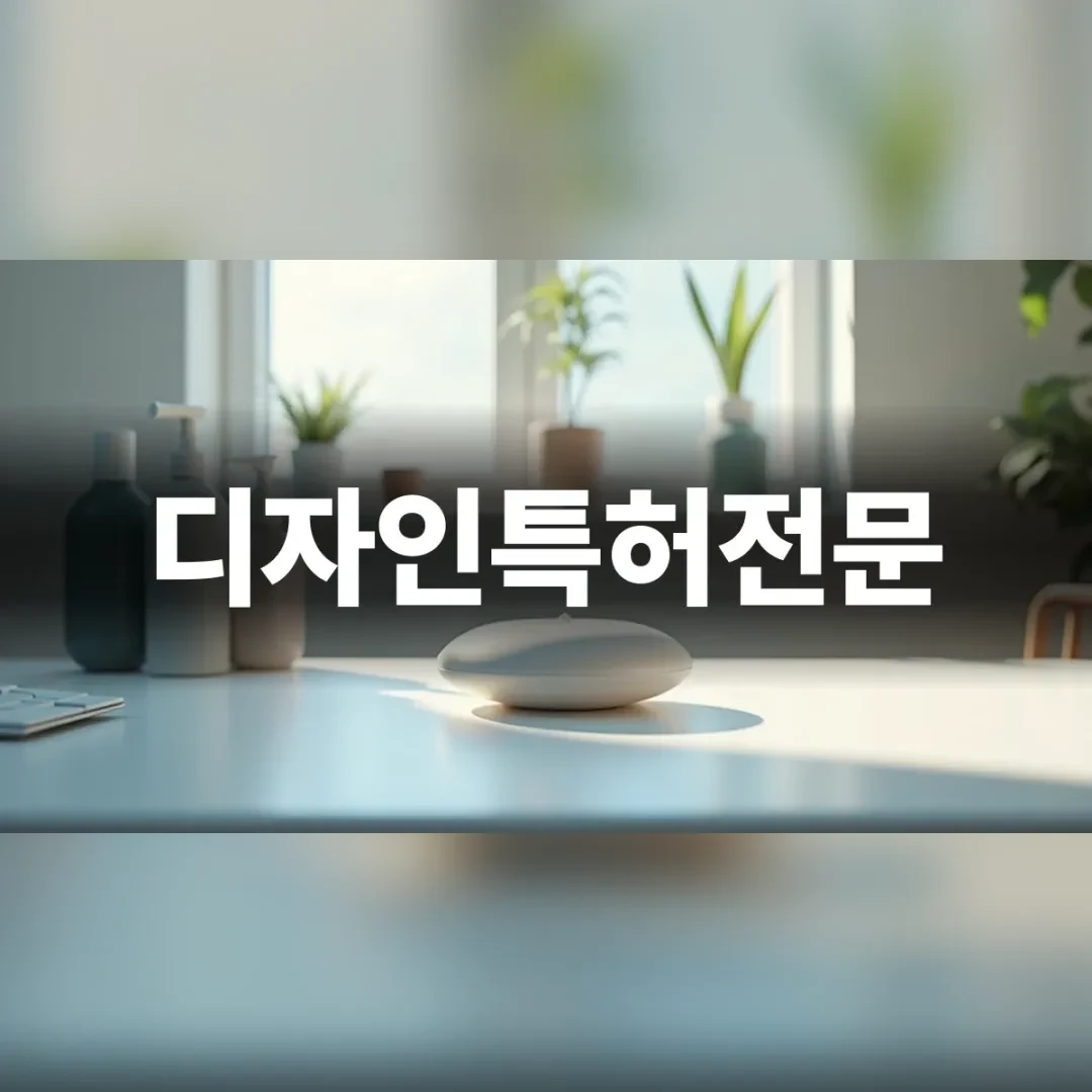미니멀한 디자인 작업실에 놓인 시제품 모형