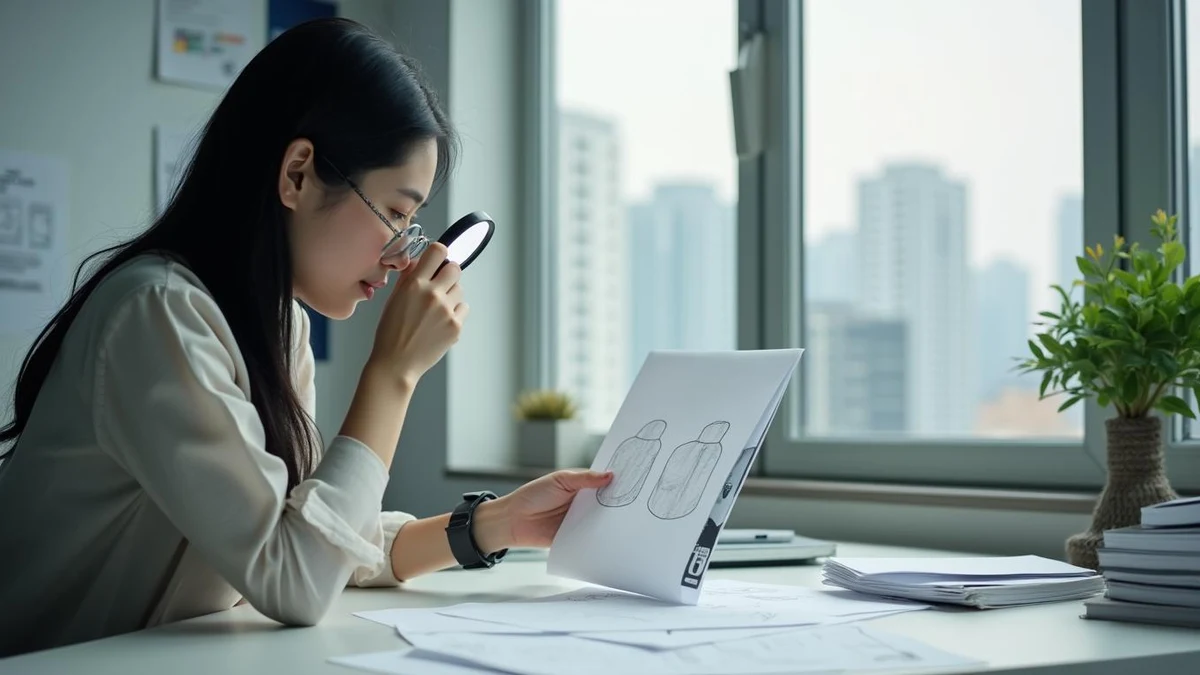 디자인 선행조사를 실시하며 등록 요건을 사전에 점검하는 기업 담당자