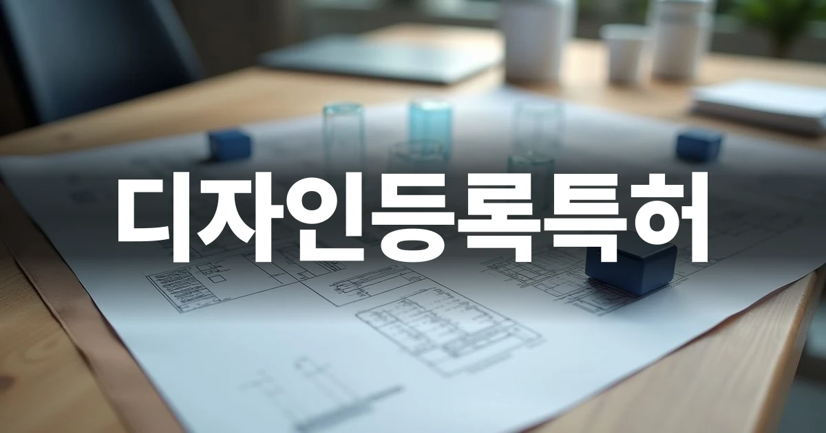 디자인등록특허를 위한 제품 설계도와 입체 모델