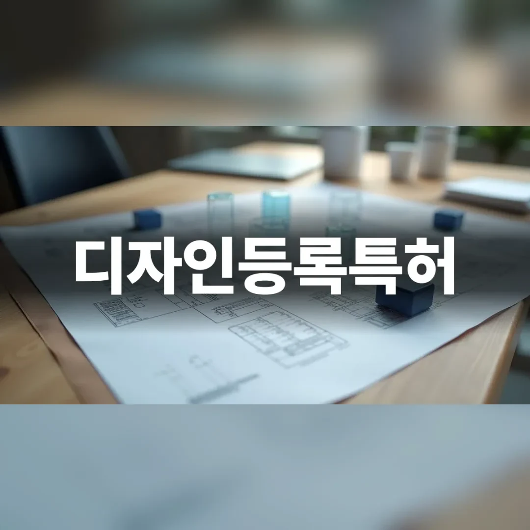 디자인등록특허를 위한 제품 설계도와 입체 모델