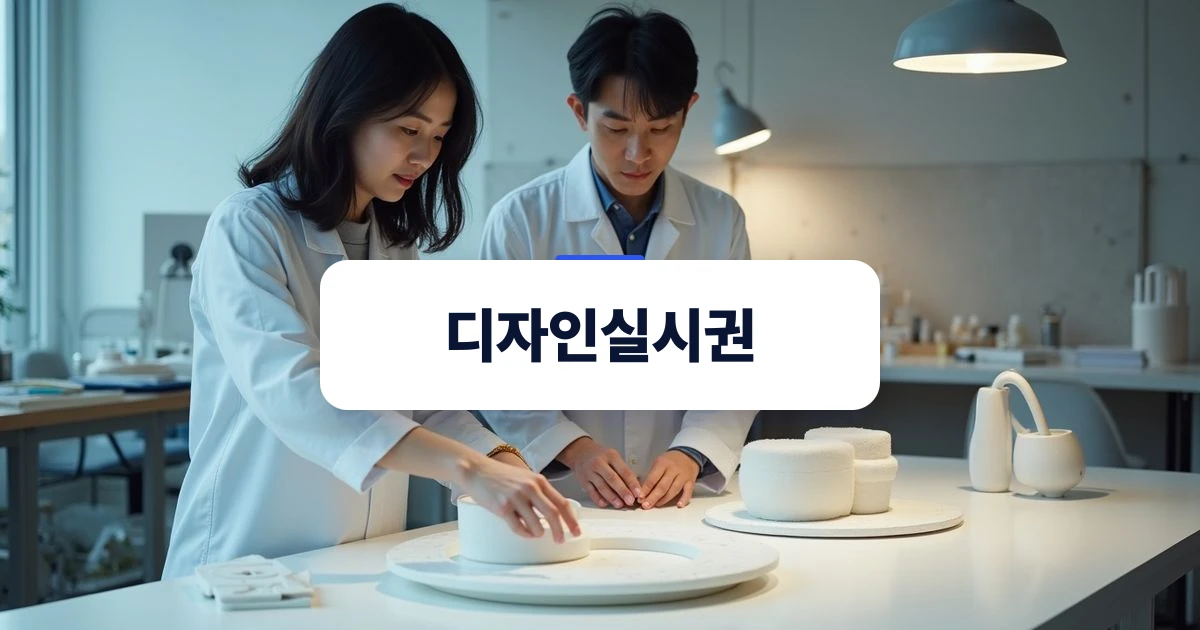 디자인 제품의 실시권 계약을 검토하는 한국인 디자이너들