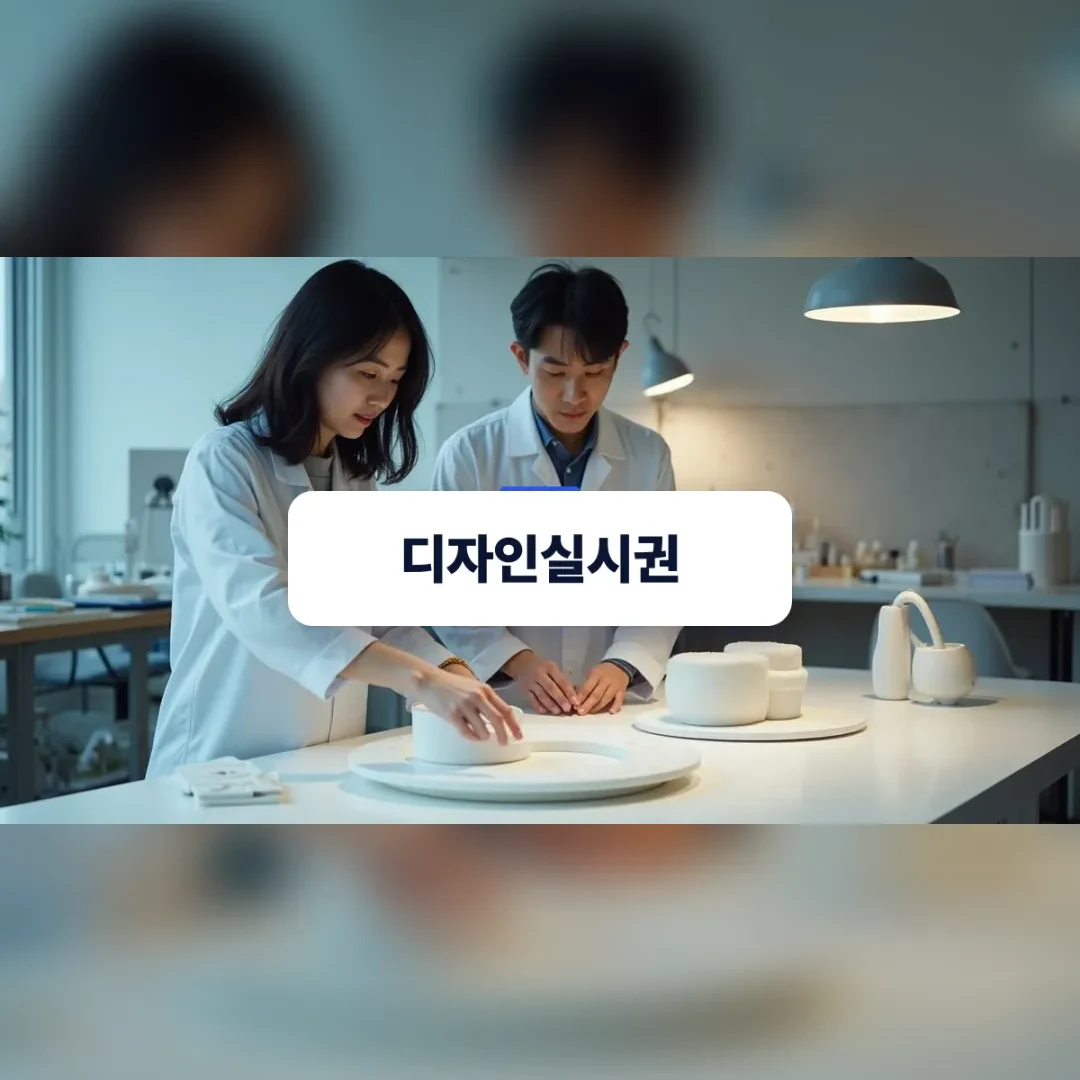 디자인 제품의 실시권 계약을 검토하는 한국인 디자이너들