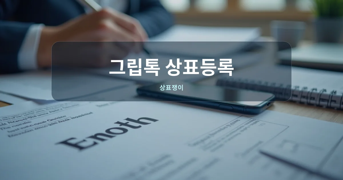 그립톡 상표등록을 고민하는 사업자를 위한 비즈니스 환경