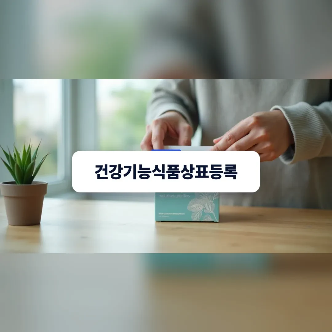 건강기능식품 상표등록과 제품 패키지 검토