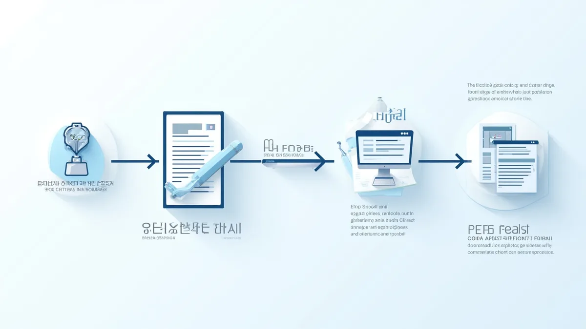 지식재산권 출원 절차 도식화