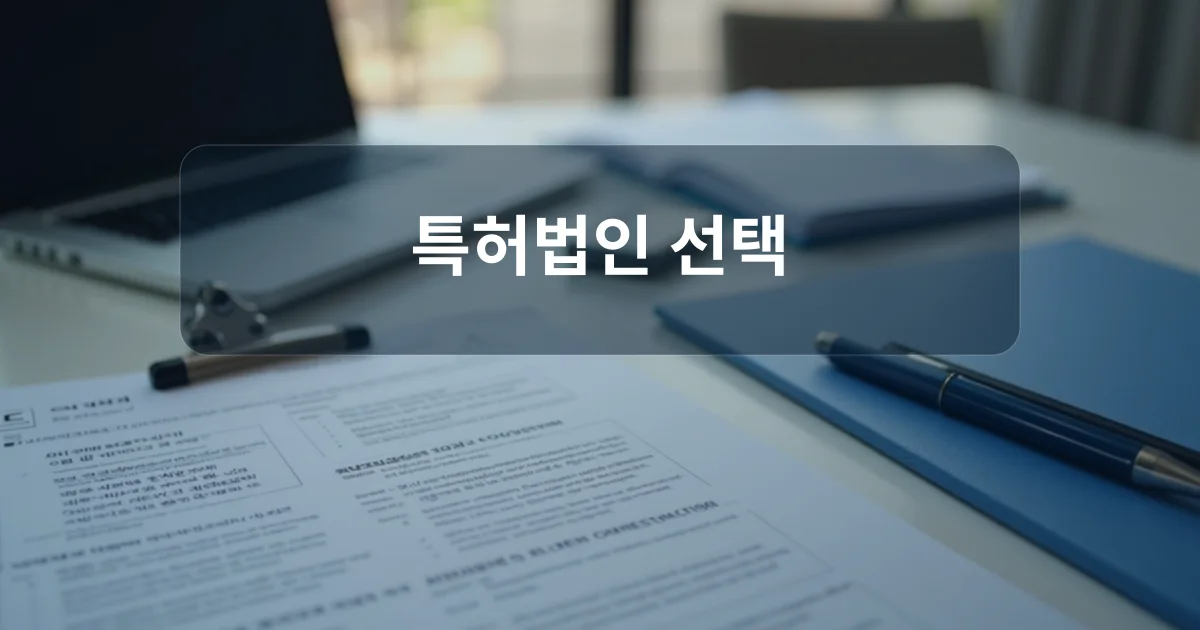 특허법인 선택을 고민하는 사업자를 위한 비즈니스 이미지