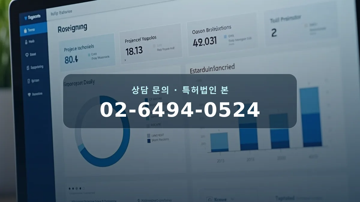 특허 출원 진행 상황을 관리하는 시스템 이미지