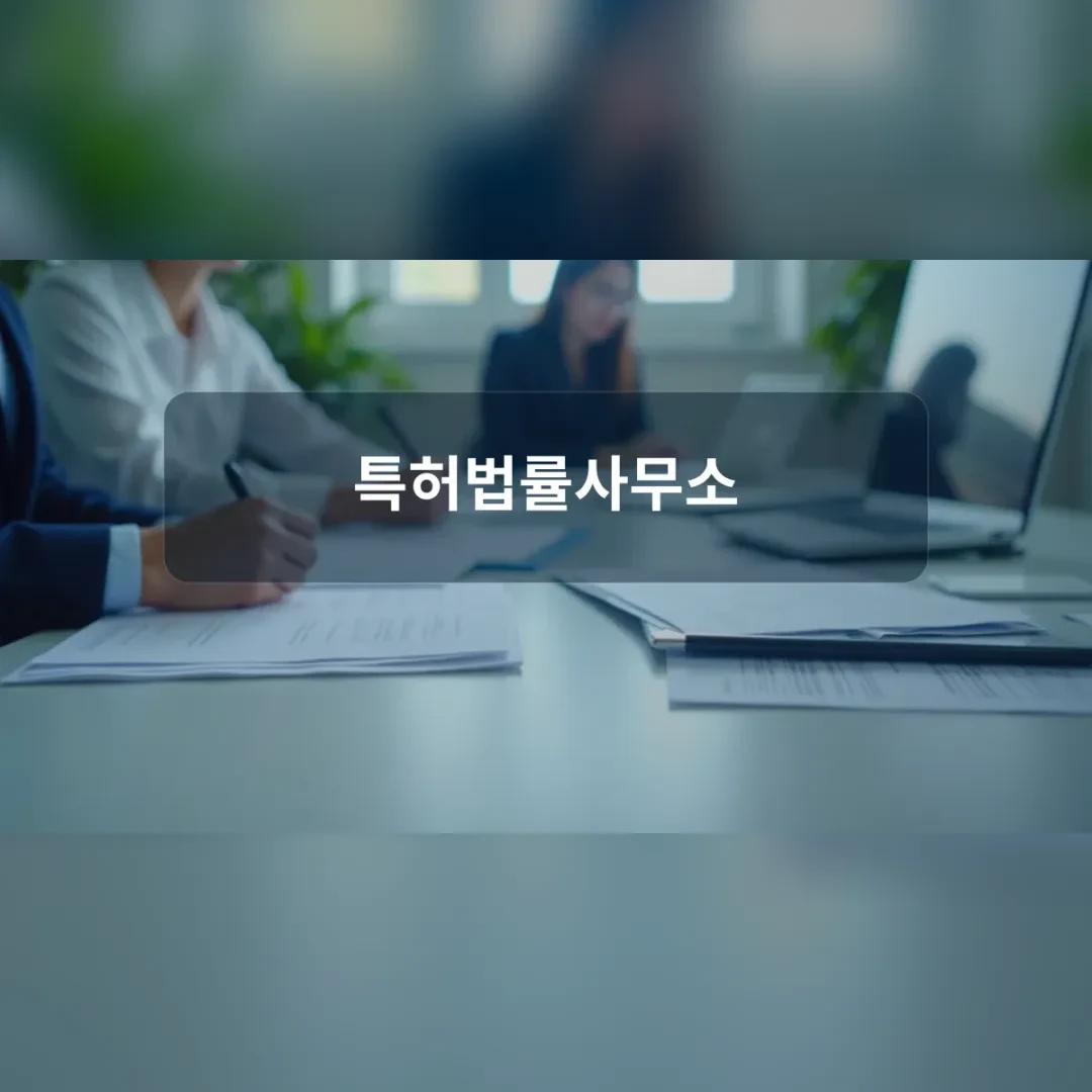 특허법률사무소 상담 장면