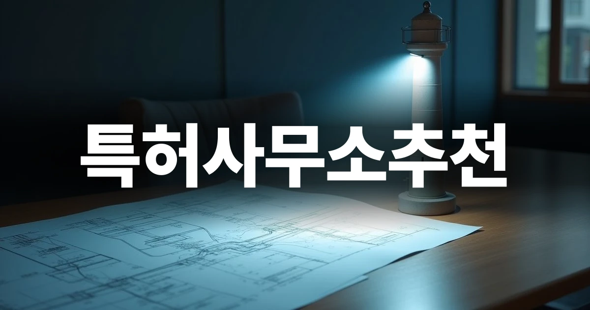 특허사무소추천을 고민하는 사업자를 위한 전문적인 분위기의 데스크 세팅