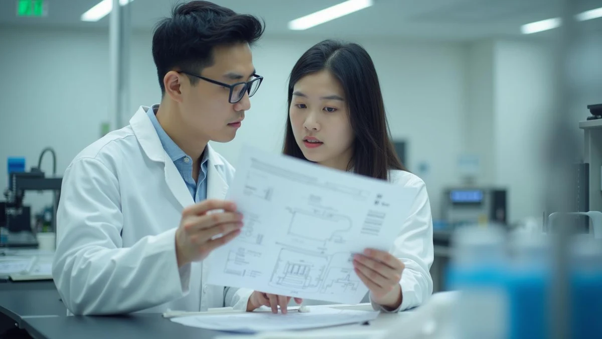 특허 명세서 기재사항을 확인하고 심사청구 일정을 조율하는 모습
