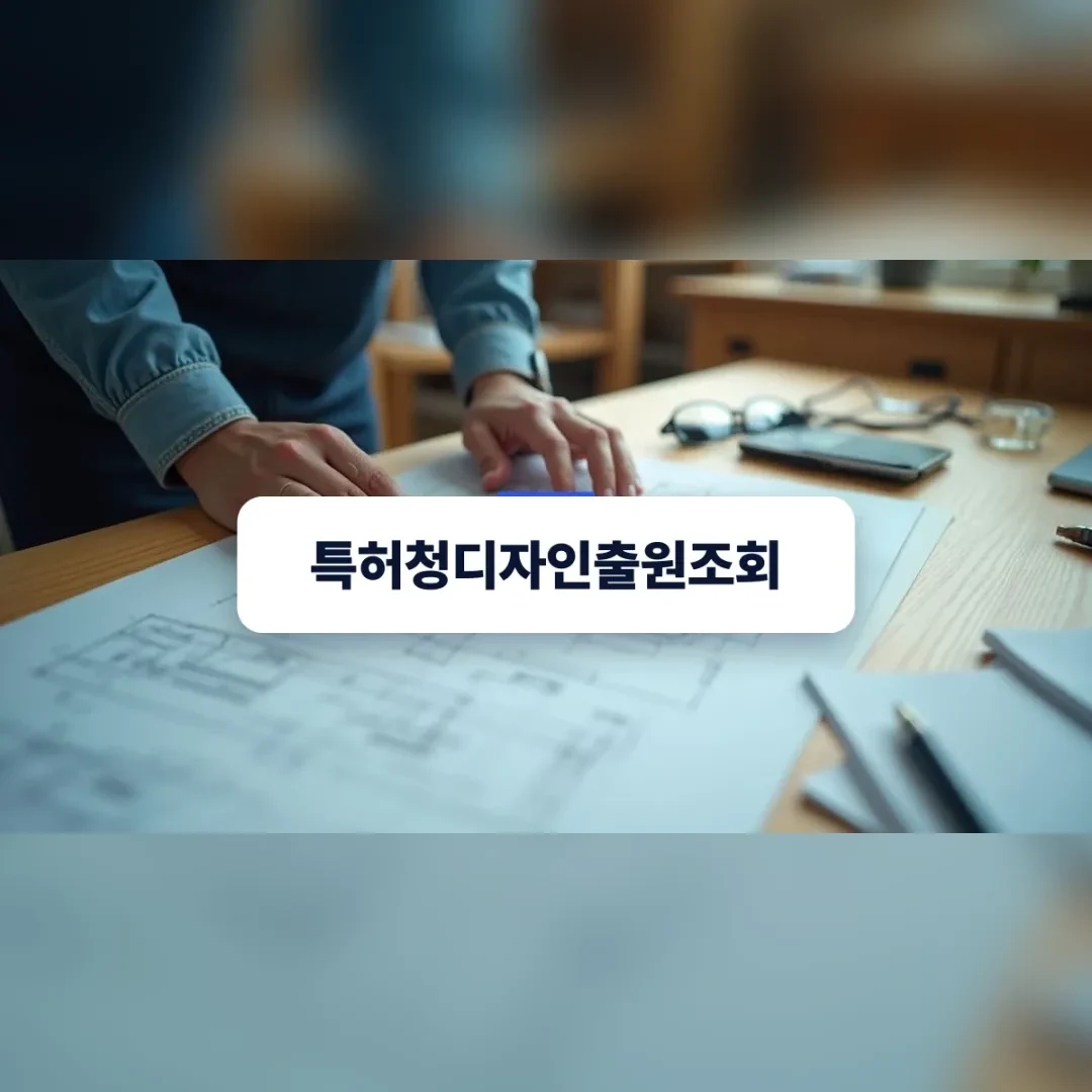 디자인 출원 전 선행 조회를 위한 도면과 기획 스케치