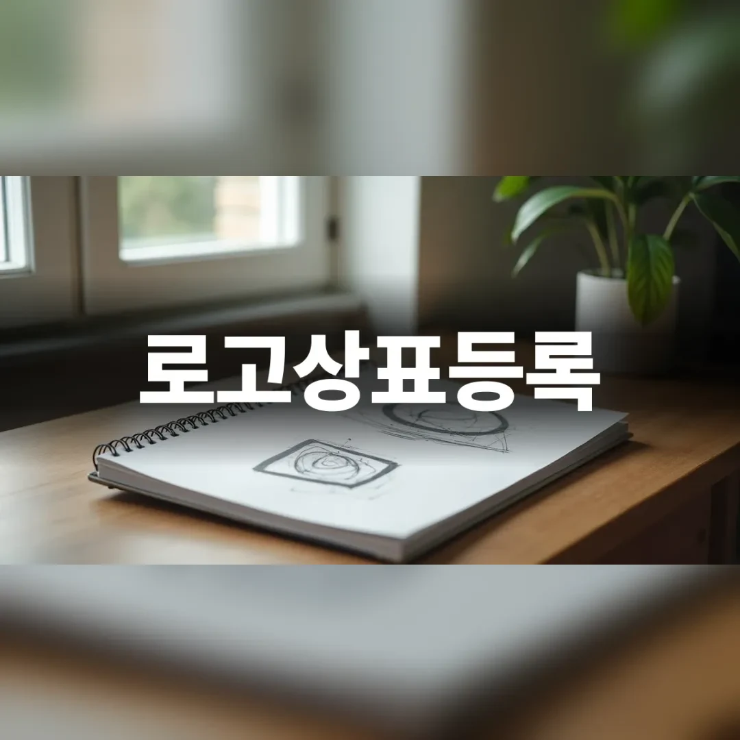 로고상표등록 디자인 스케치북