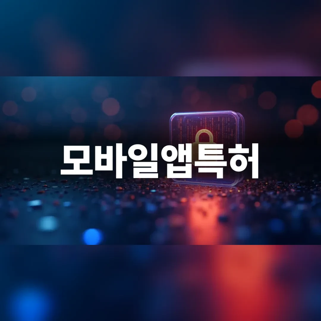 모바일앱특허 등록을 위한 기술적 구조와 보호 장치