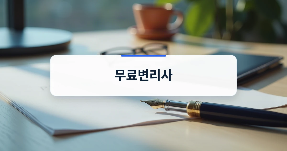 무료변리사 제도를 검토하기 전 준비해야 할 기본 서류와 상담 환경