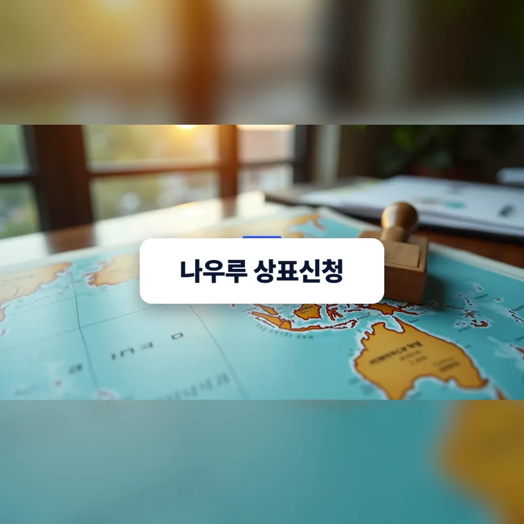 남태평양 지도와 목재 스탬프가 놓인 책상