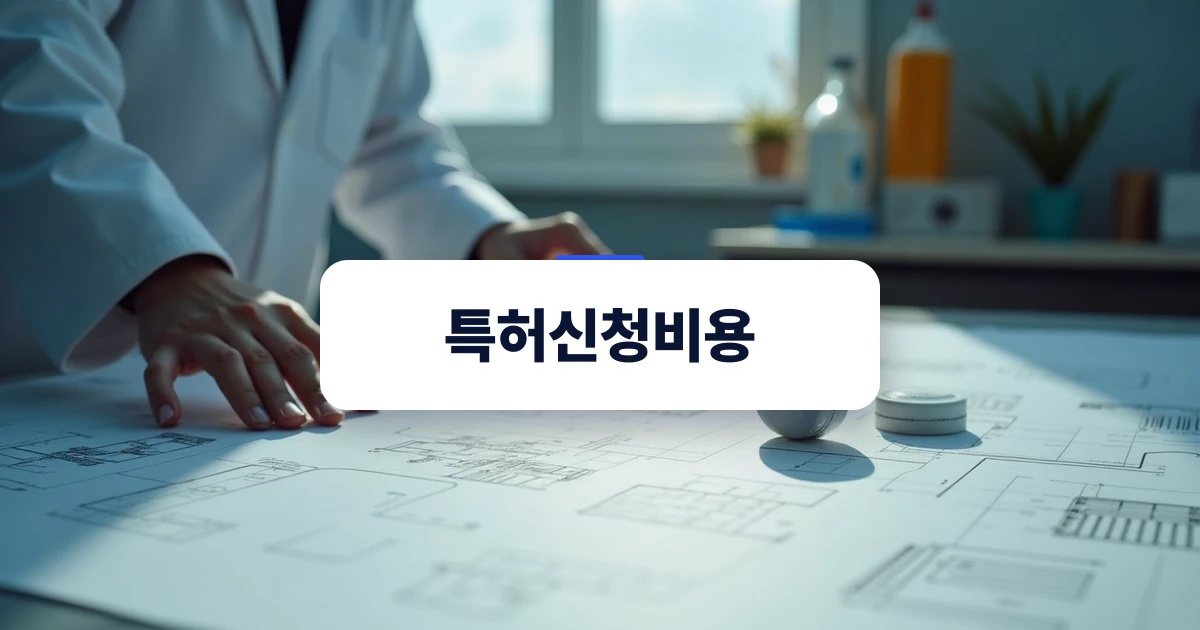 특허신청비용 조율을 위한 기술 도면과 부품 구성