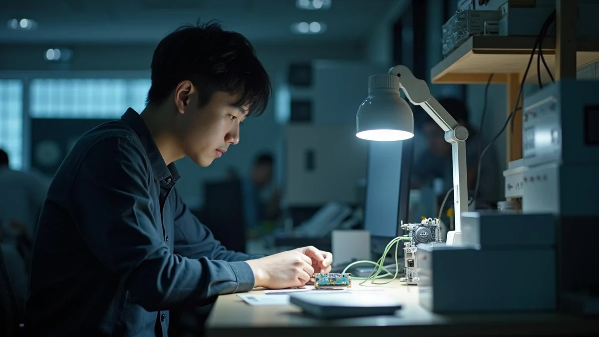 기술적 사상을 검토하고 있는 한국인 기술 창업자