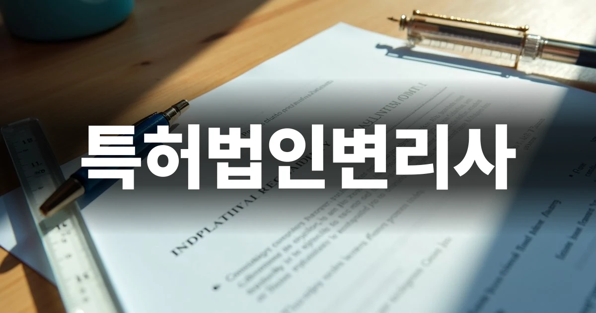 특허법인변리사 선임 가이드 표지 이미지