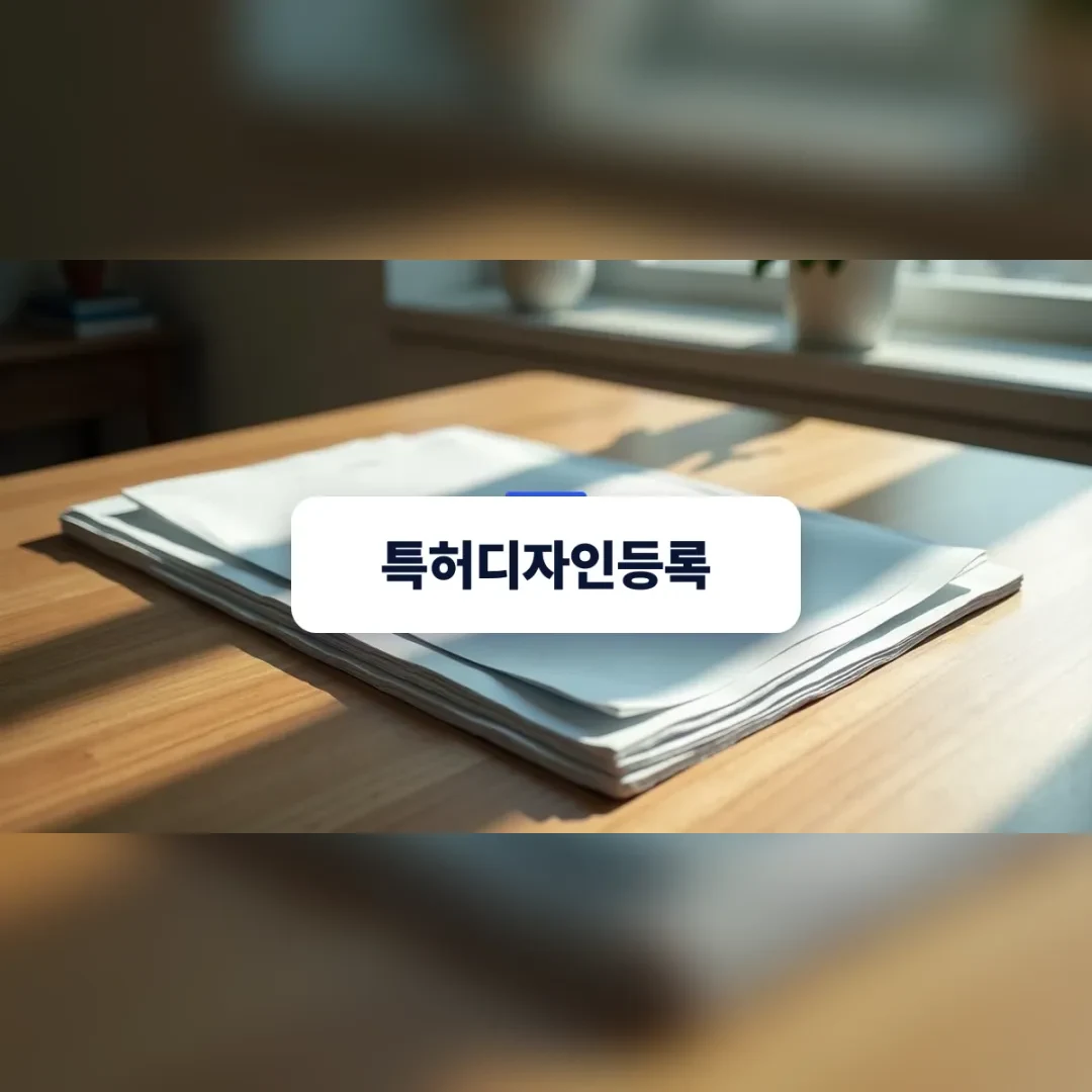 특허디자인등록을 준비하는 세련된 사무 공간