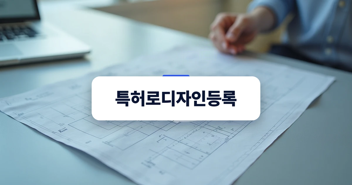 기술적 설계도와 제품 실루엣이 겹쳐진 모습