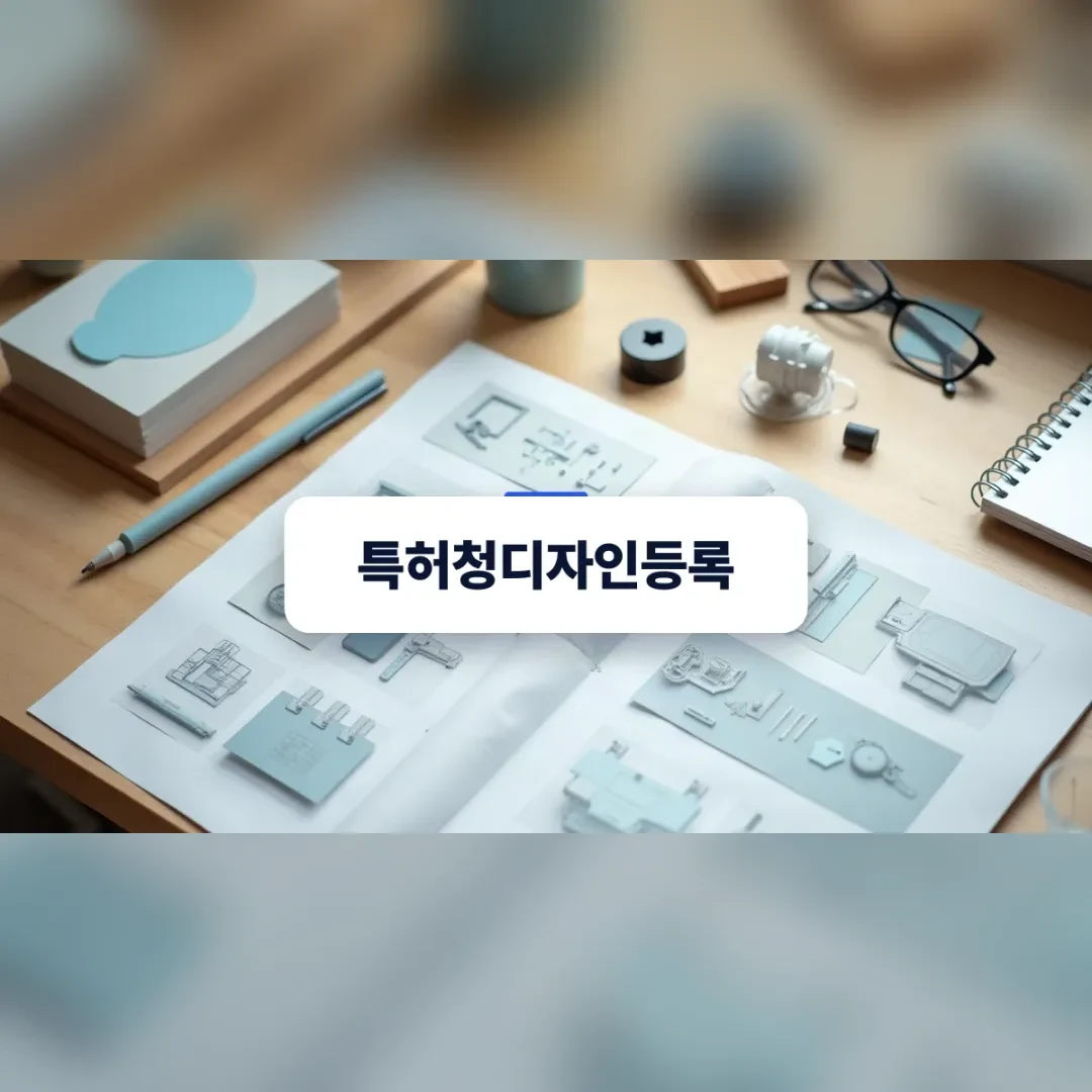 지식재산처 디자인등록 검토를 위한 디자인 스케치와 시제품 모형