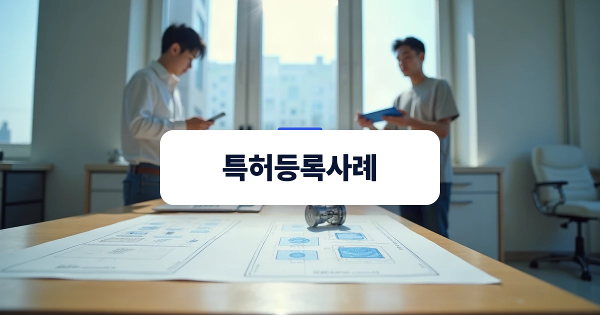 특허 출원 전 기술 검토와 명세서 작성을 위한 가공 부품과 도면