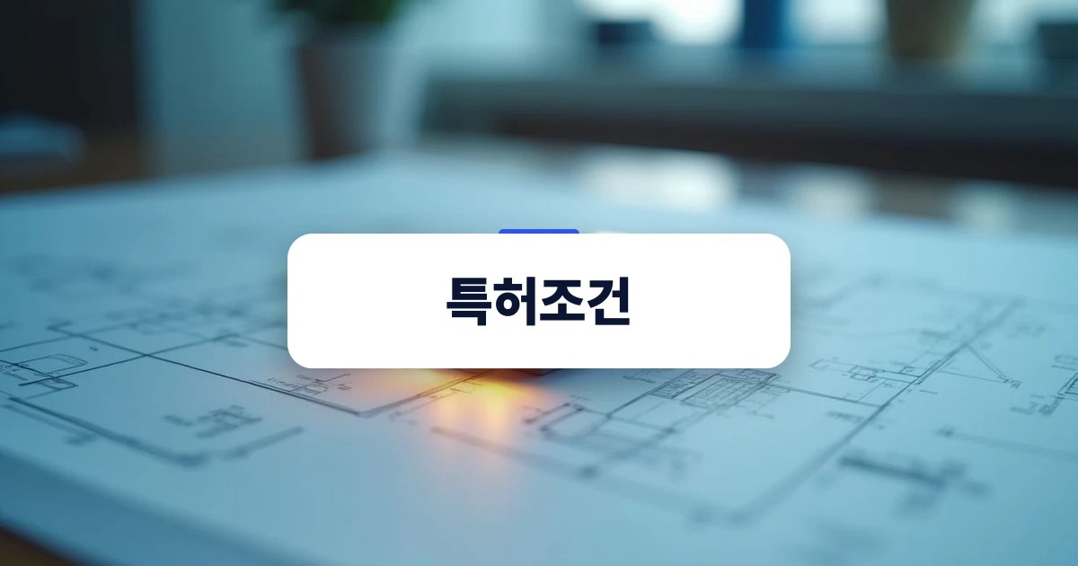 특허조건 분석 가이드 표지 이미지