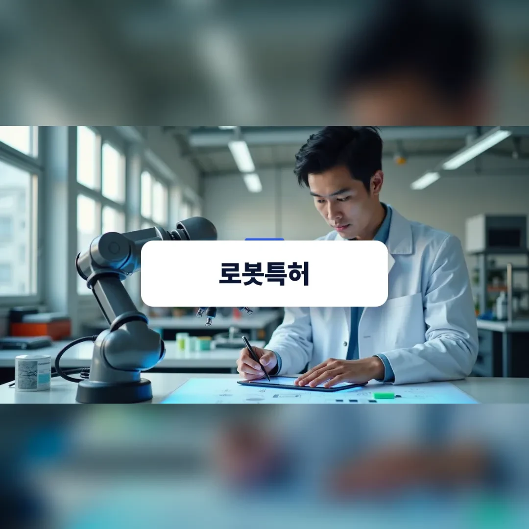 로봇 개발실에서 로봇 팔 구조와 제어 방식을 검토하는 한국인 사업자