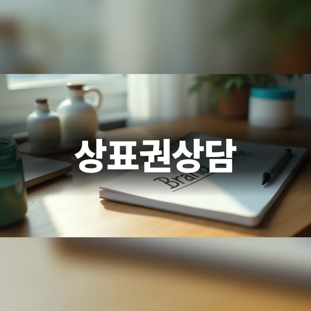 브랜드 이름을 노트에 적으며 고민하는 사업자의 모습