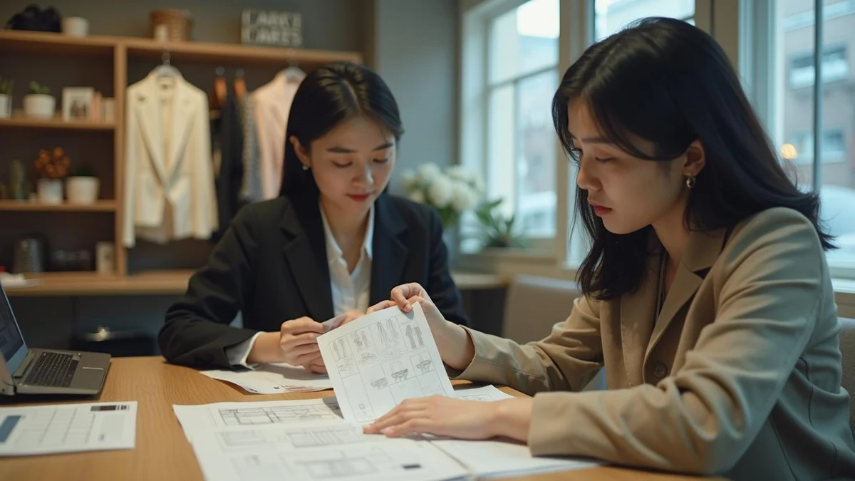쇼핑몰상호 서류와 브랜드 설계를 비교하는 한국인 쇼핑몰 대표