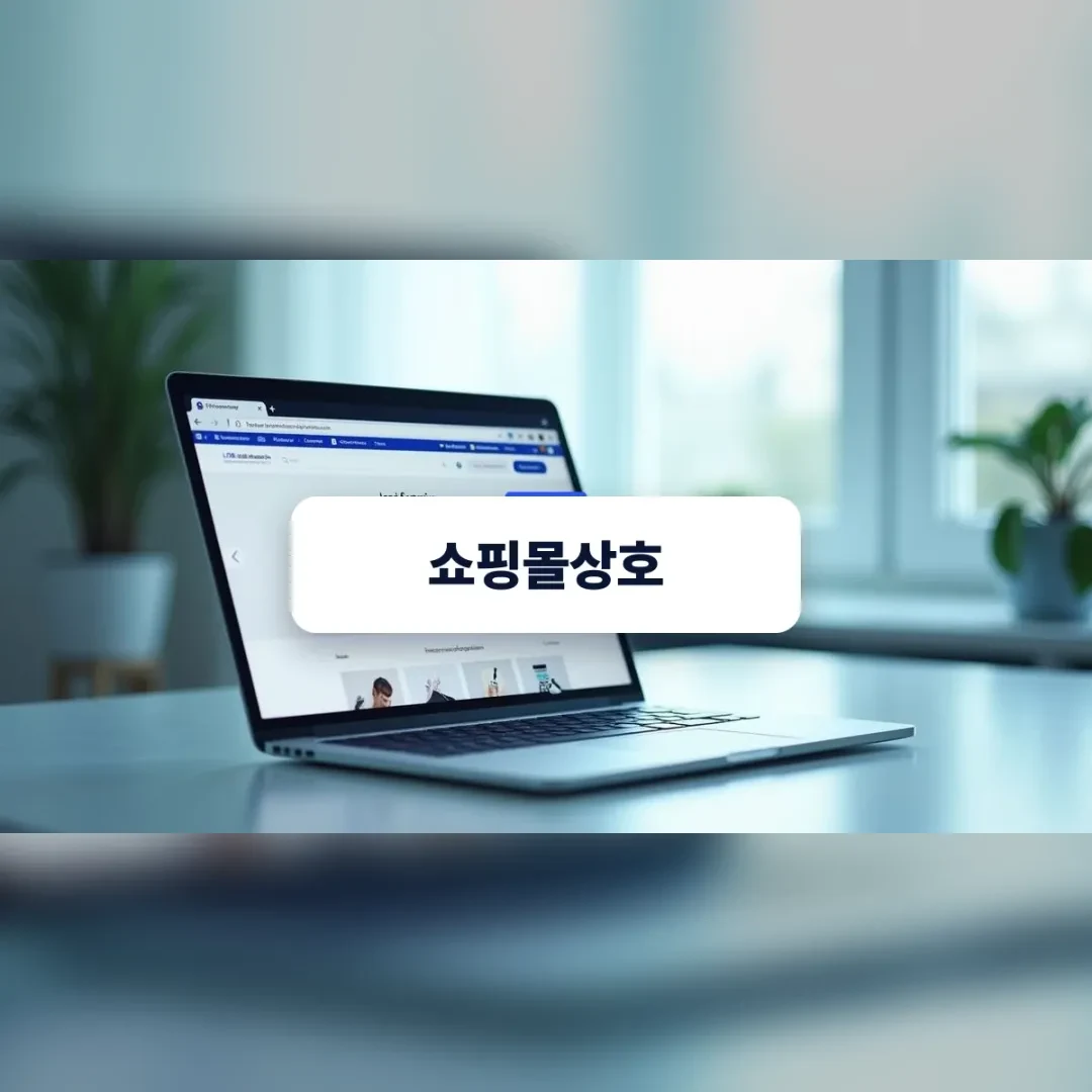 쇼핑몰상호 상표등록을 위한 전자상거래 화면 스튜디오 촬영