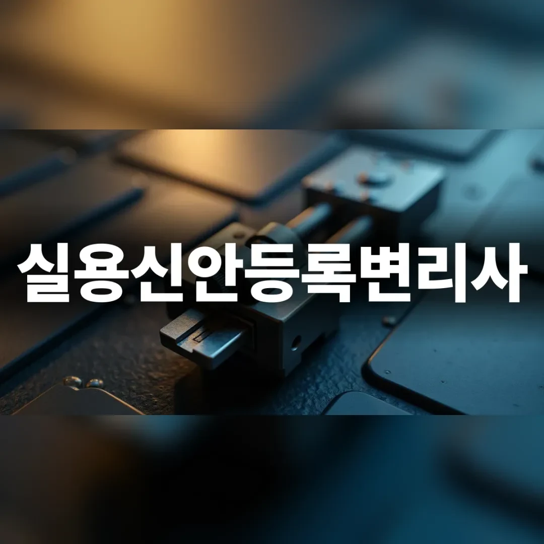 실용신안등록변리사 선임 전 고려할 기술 도면과 부품