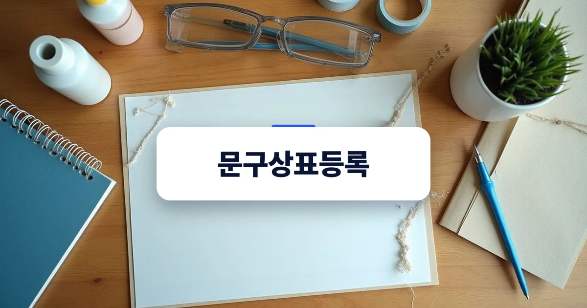책상 위에 정갈하게 놓인 다이어리와 필기구 등 문구류 디자인 제품
