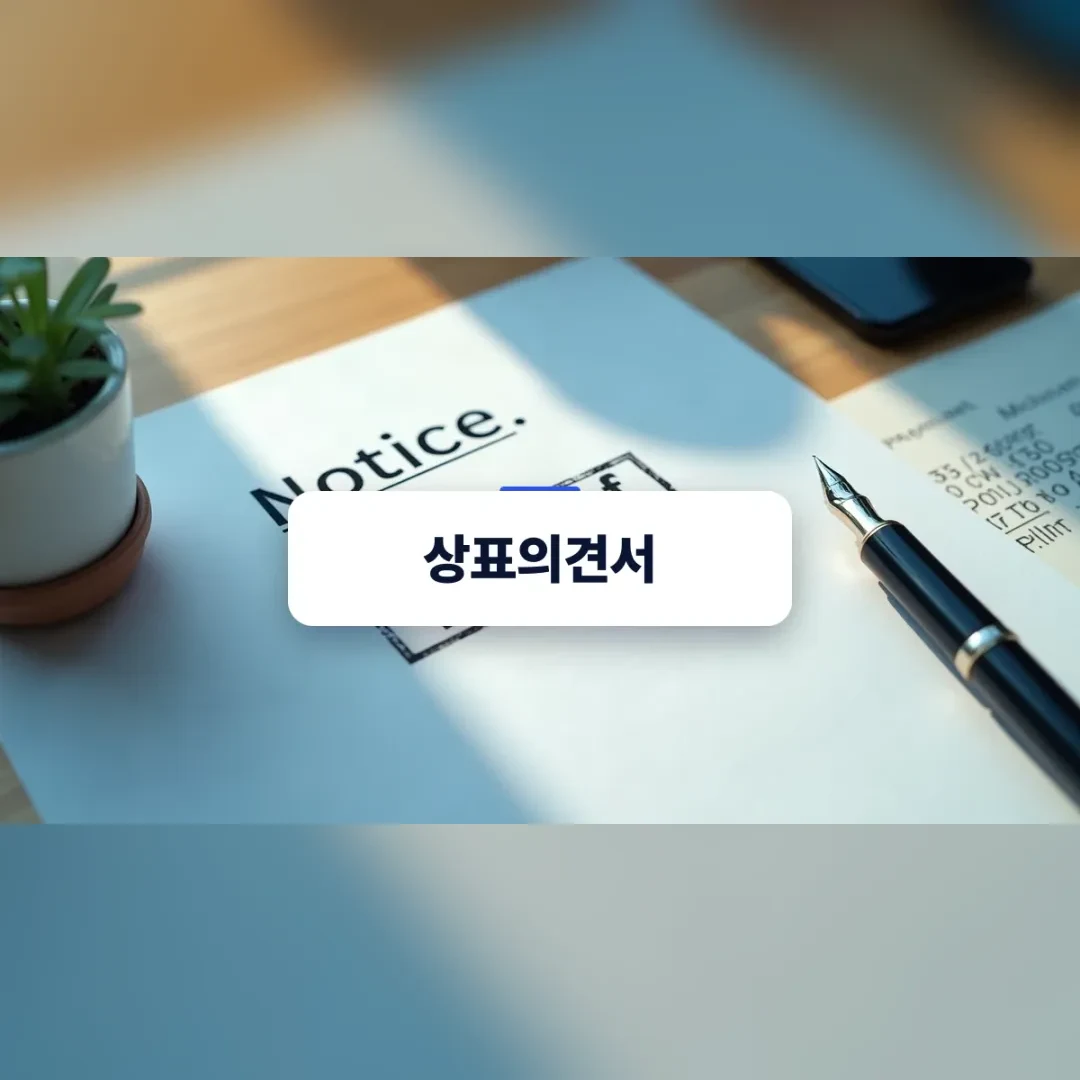 상표 출원 거절이유 통지서와 상표의견서 대응 준비