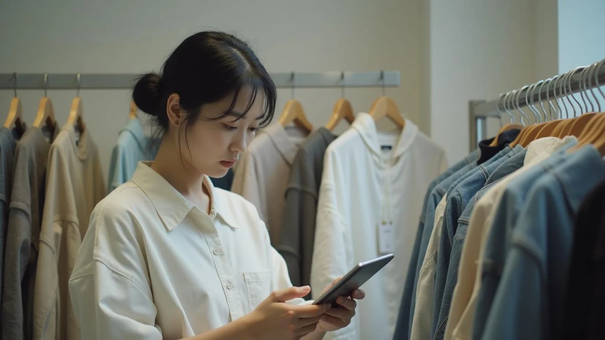 상표권 관련 사안을 점검하며 신중하게 고민 중인 한국인 쇼핑몰 대표
