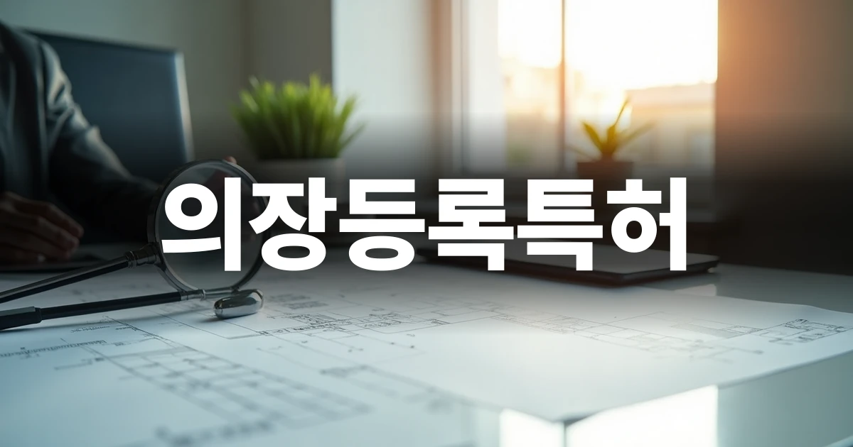 의장등록특허 전략을 고민하는 사업자의 작업 공간