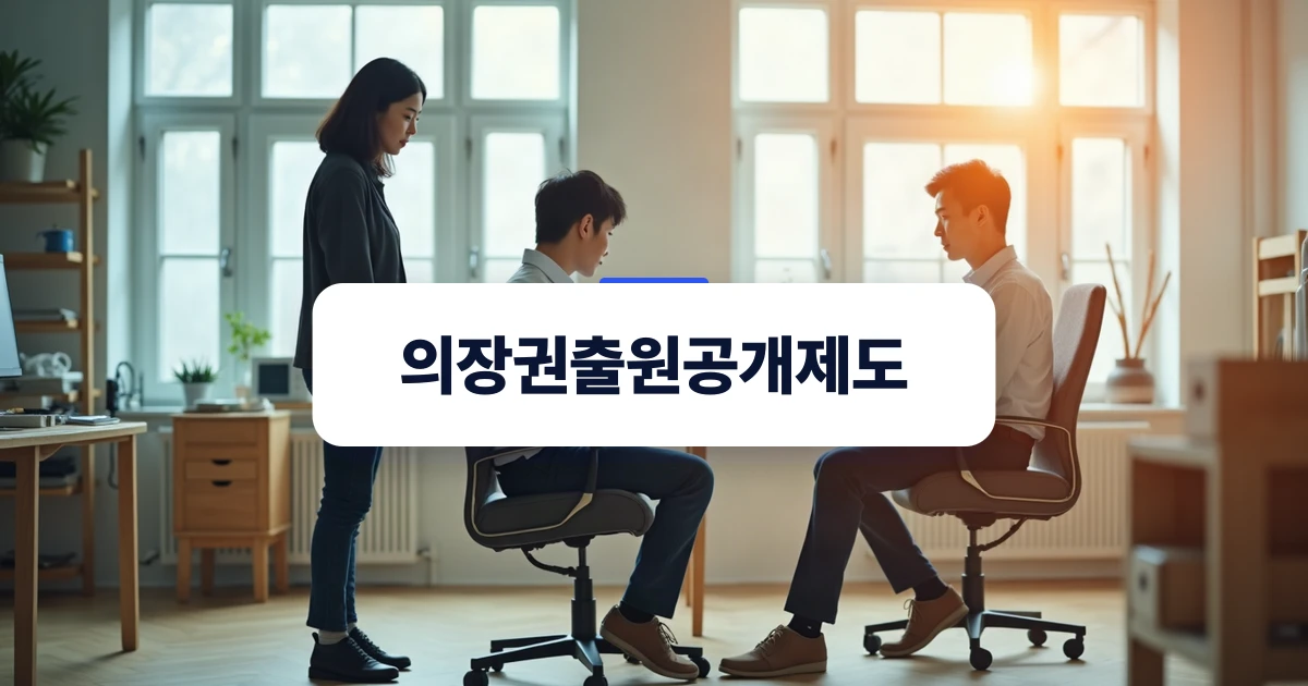 의장권출원공개제도 — 작업실에서 의자 시제품의 모양을 신중하게 살펴보는 한국인 제품 디자이너