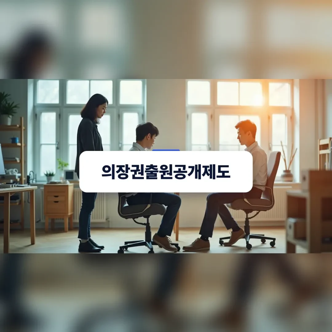의장권출원공개제도 — 작업실에서 의자 시제품의 모양을 신중하게 살펴보는 한국인 제품 디자이너