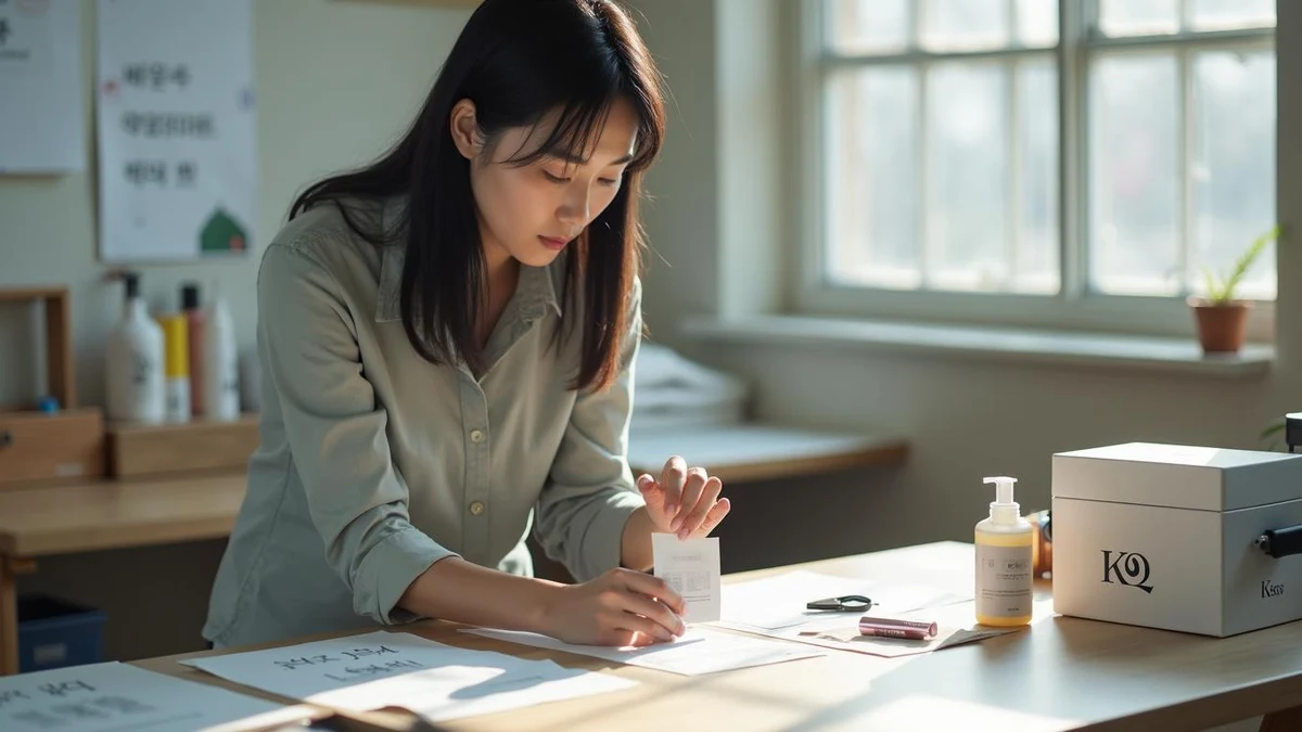 상표의 식별력과 브랜드 로고 디자인을 검토하는 한국인 사업자